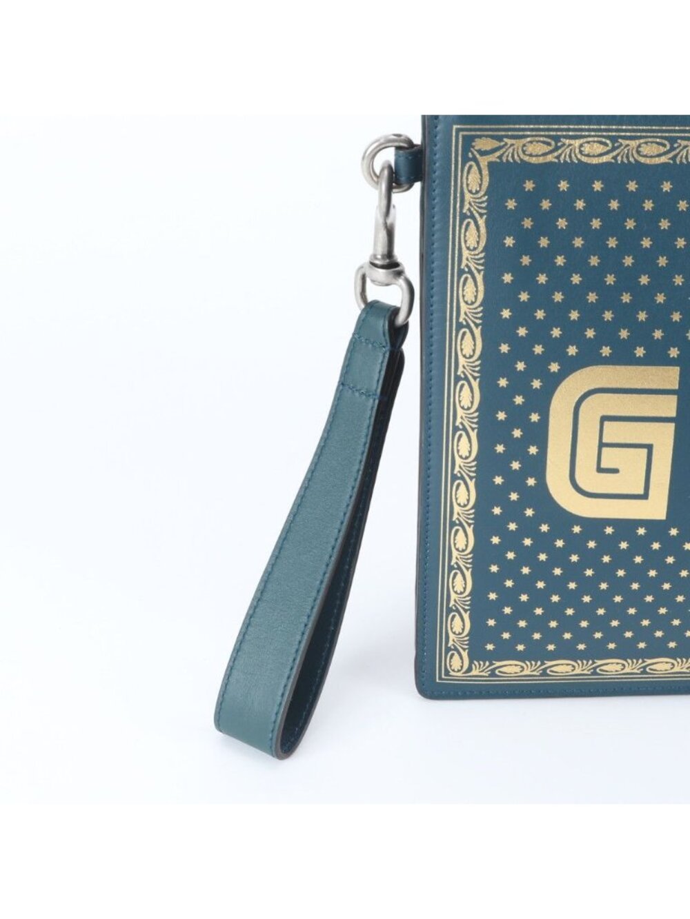 Gucci Sega Collaboration Guccy Print Leather Business Clutch - Picture 3 of 10